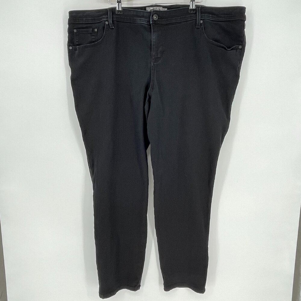 Torrid Jeans Feel the Fit Sateen Stretch Black‎ Jeans Womens Plus Size 26T